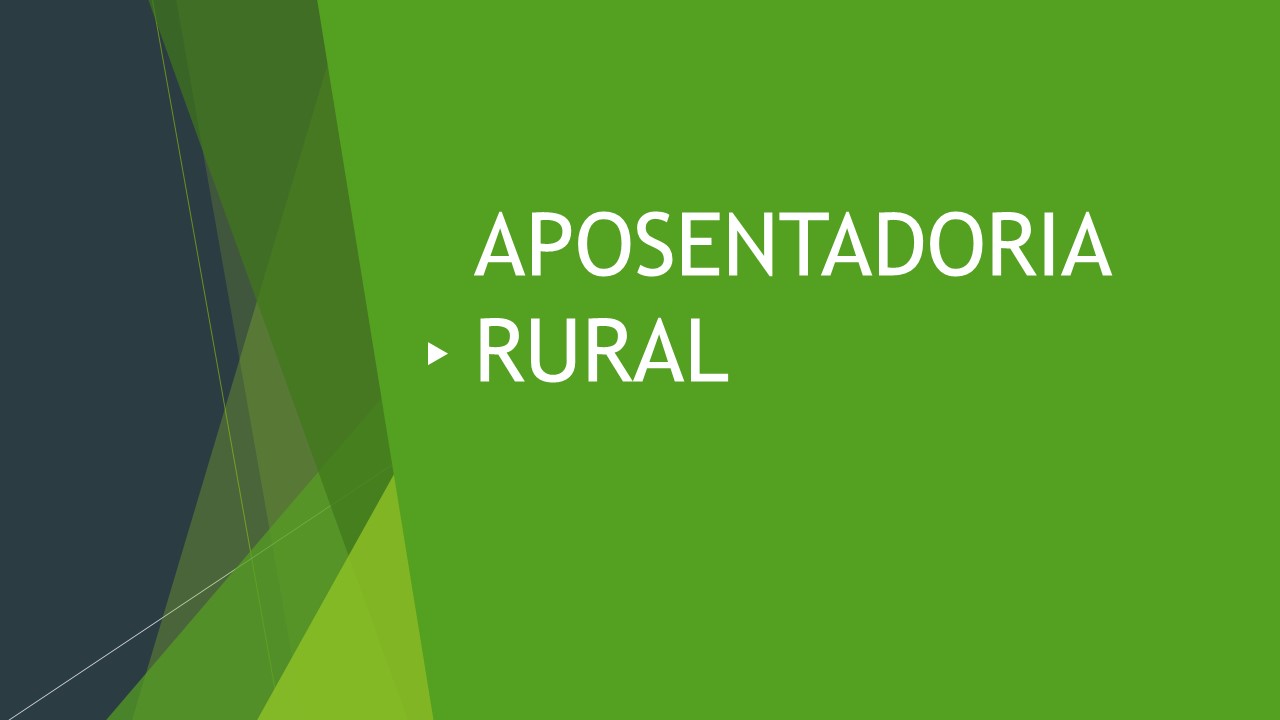Aposentadoria rural