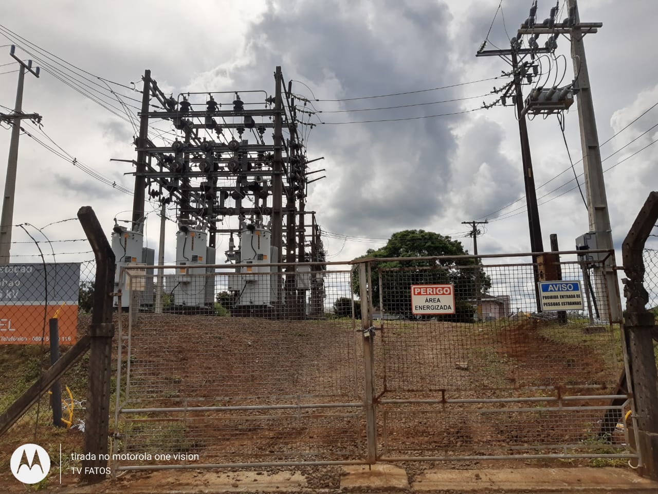 subestação de energia
