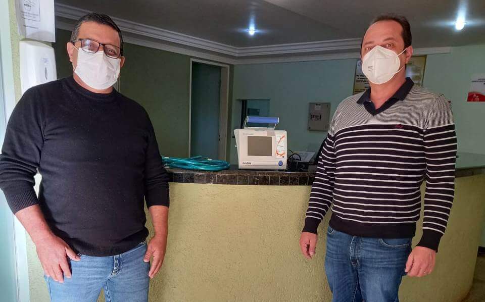 Entrega do ventilador pulmonar