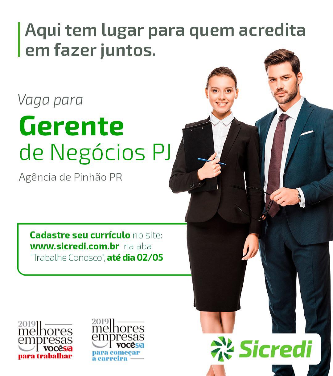 Anuncio de Vaga Sicredi