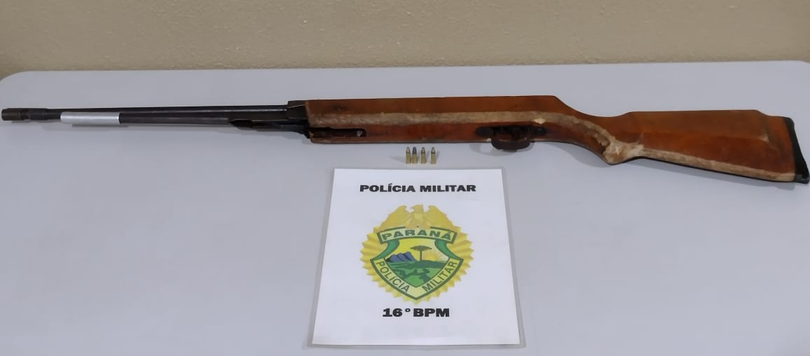 arma apreendida