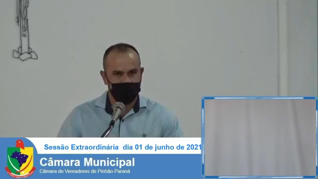 Cleverson fazendo o juramento