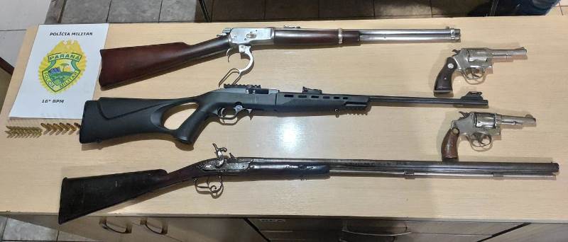 Armas apreendidades