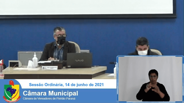 Sessão Câmara Municipal Pinhão
