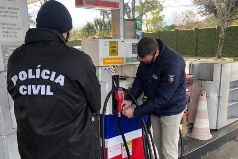 Fiscalização em postos de combustiveis