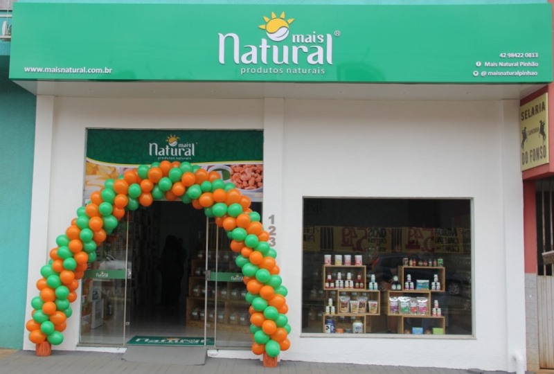 Fachada da loja Mais Natural