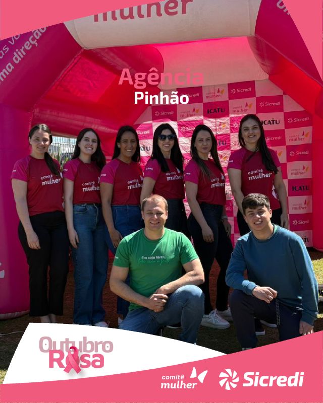 Foto: Agência Sicredi Pinhão - Pedal Outubro Rosa